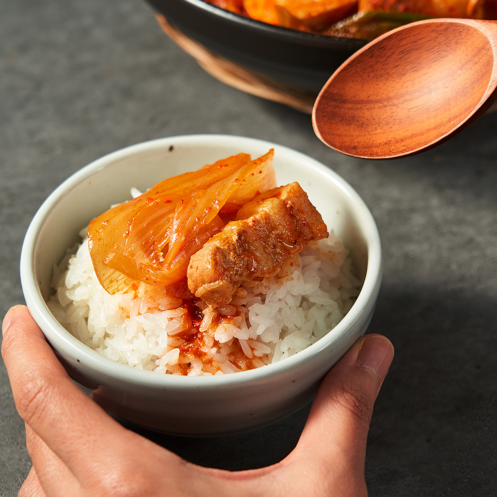 김치찌개 삼겹살묵은지 865g 2인분 밀키트 - 상세 이미지 4