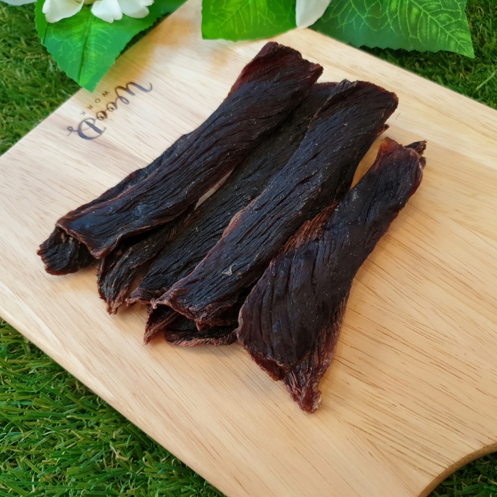 도기머기 아기 강아지 노견 수제간식 말랑한 저알러지 반건조 육포 말고기, 50g, 1개 - 상세 이미지 2