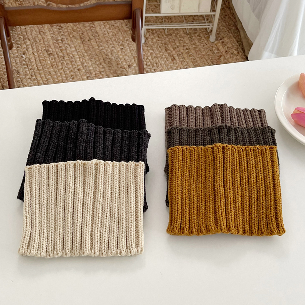 6color 데일리 편한 와이드 니트 골지 겨울 넓은 헤어터번 반다나 남자 여자 밴드 이미지 6