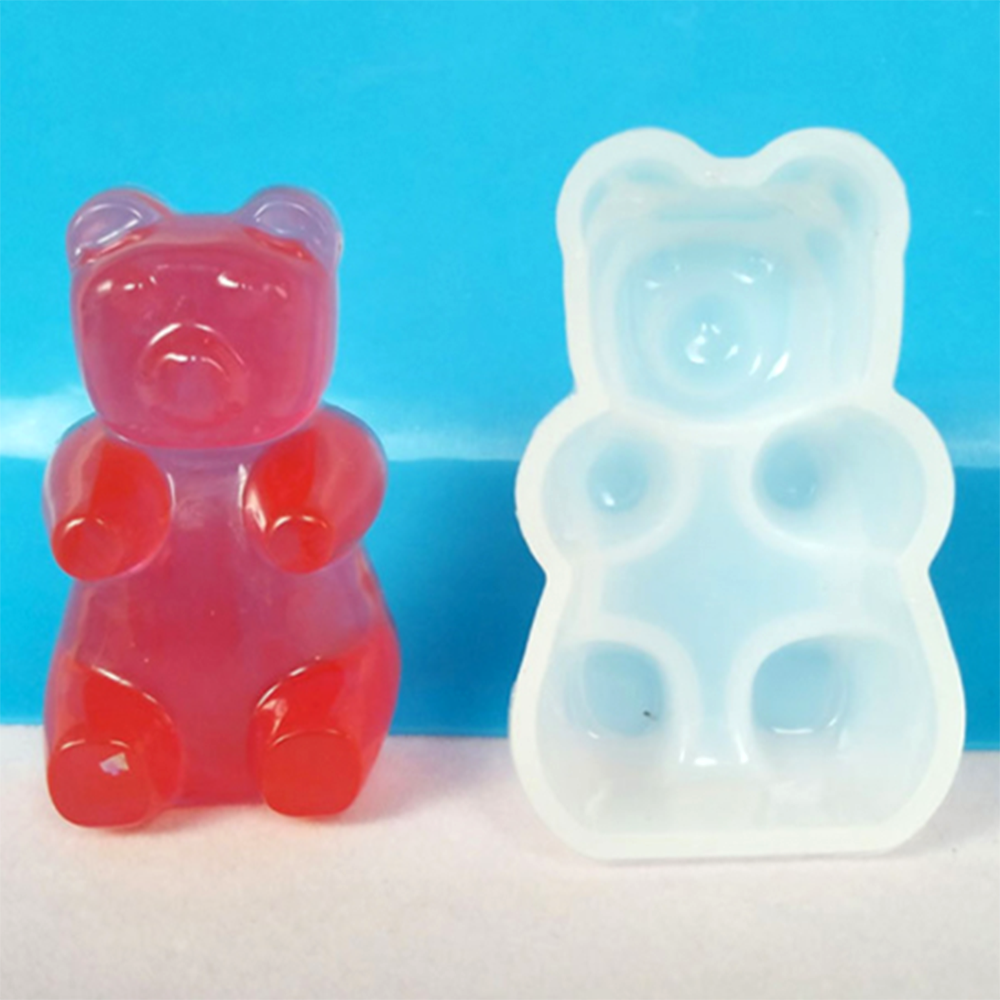 곰돌이 몰드 실리콘 곰 모양 석고 방향제 캔들 비누 초 재료 틀 레진 만들기 예쁜 - 상품 이미지