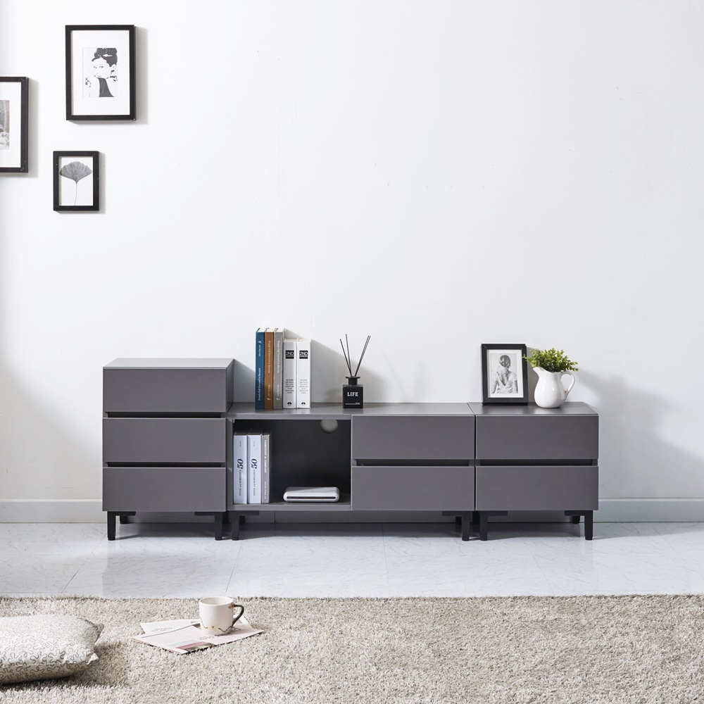 포머 낮은 안방 미니티비다이 tv다이서랍장 폭좁은 티비 거실장