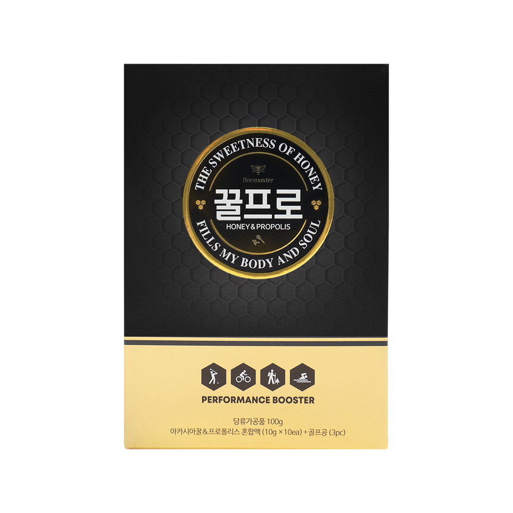 꿀프로 프로폴리스 함유 아카시아 꿀스틱 10포+타이틀리스트 골프공 혼합구성 선물세트 - 상세 이미지 2