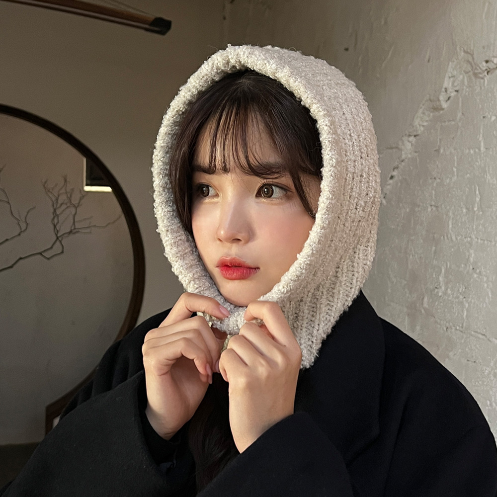 양털 니트 바라클라바 이미지 6