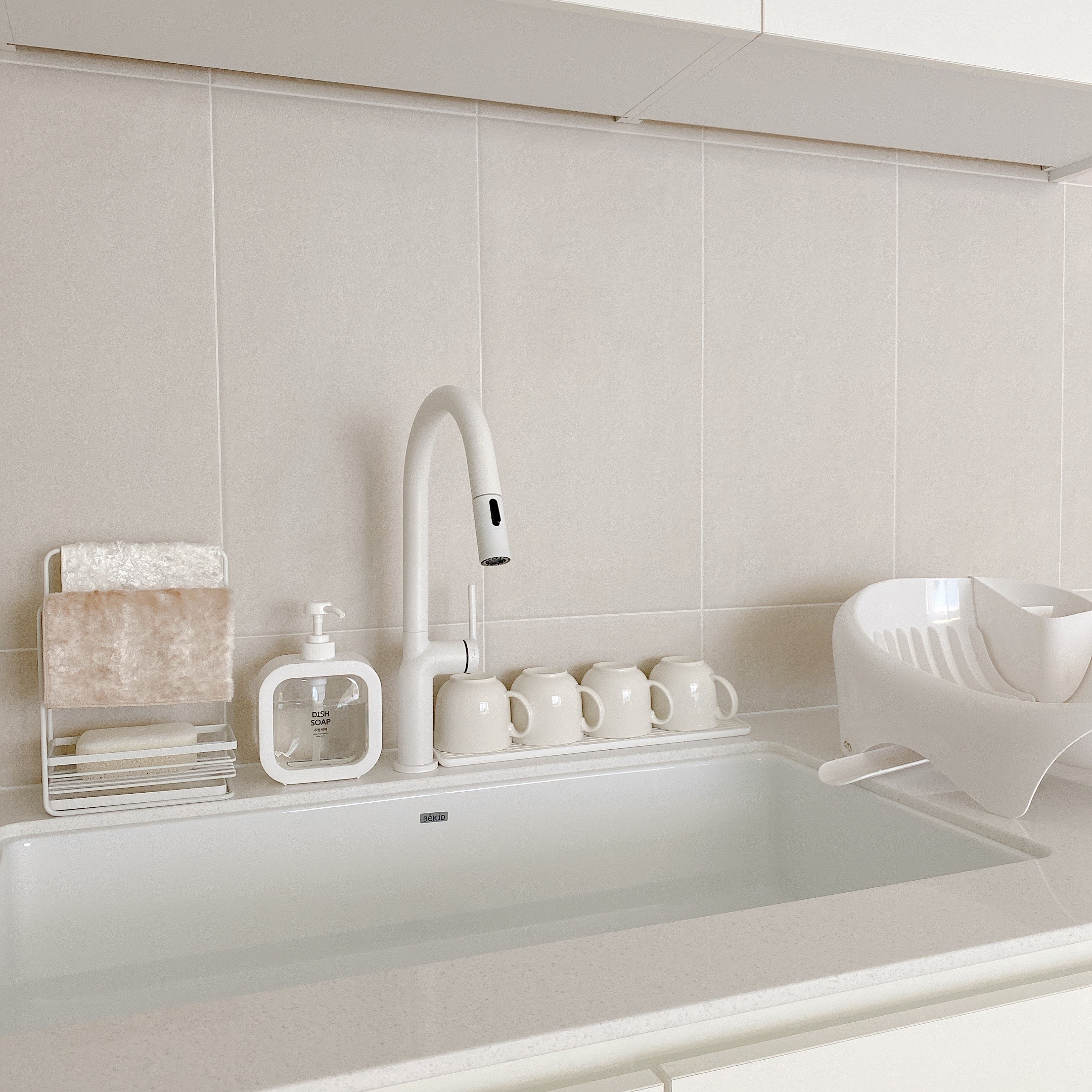 물빠짐 컵주방 트레이 (소) 식기건조대 살림공간