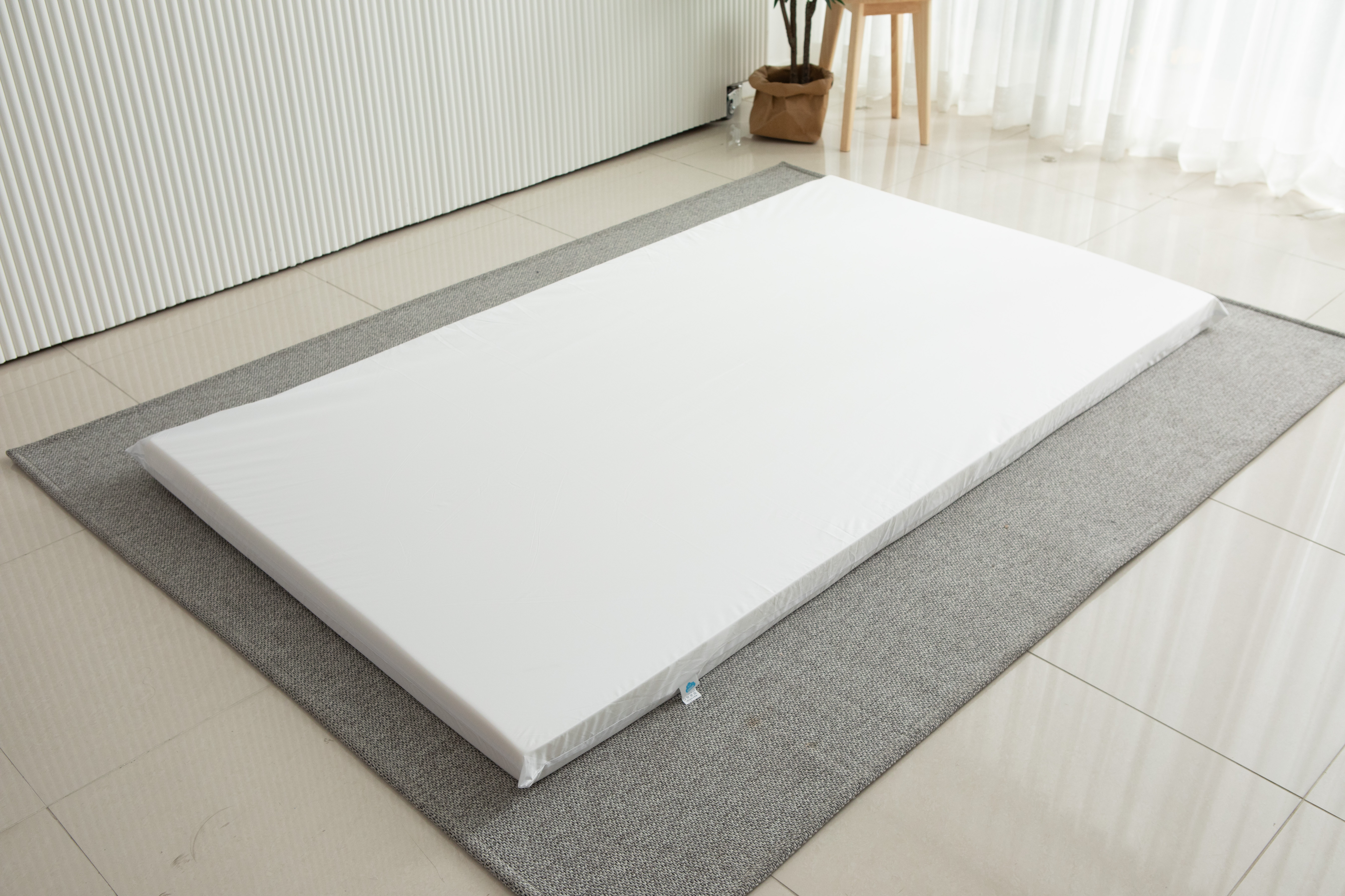 스노우 토퍼 메모리폼 접이식 토퍼 거실 매트리스 싱글 S