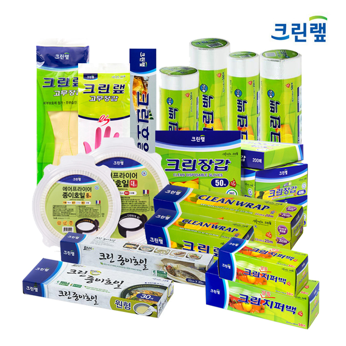 크린랲 크린백 / 롤백 / 위생장갑 / 지퍼백 / 종이호일 주방 소모품 일회용품 59종 - 상세 이미지 2