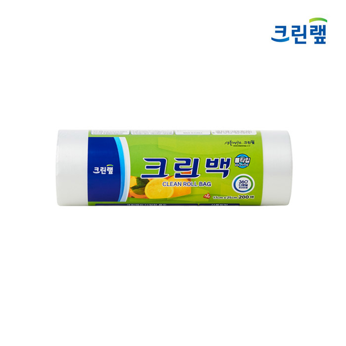 크린랩 크린롤백 주방 일회용품 비닐 위생백 200매 미니 17cm x 25cm - 상세 이미지 2