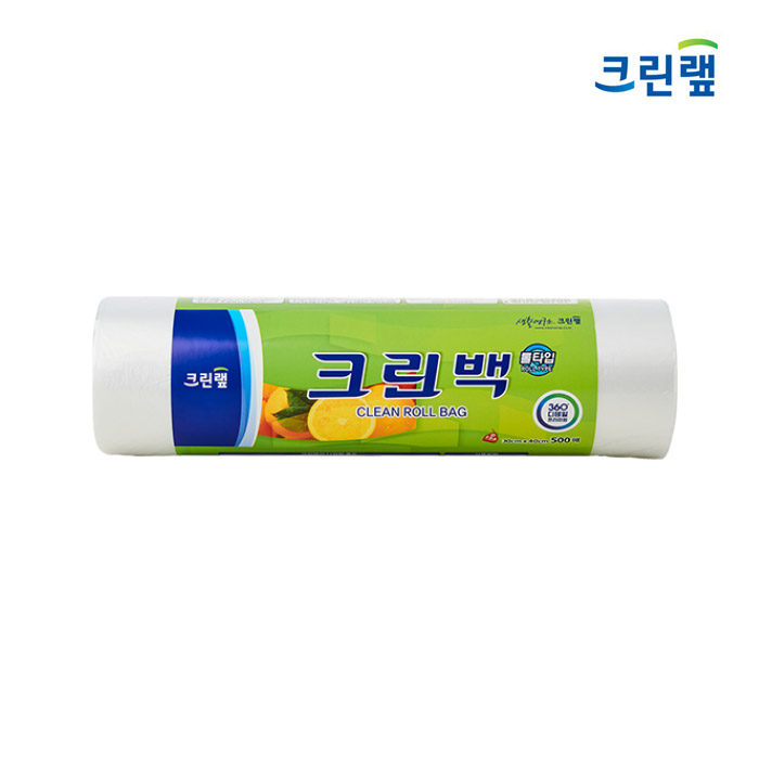 크린랩 크린롤백 주방 일회용품 비닐 위생백 500매 대 30cm x 40cm - 상세 이미지 2