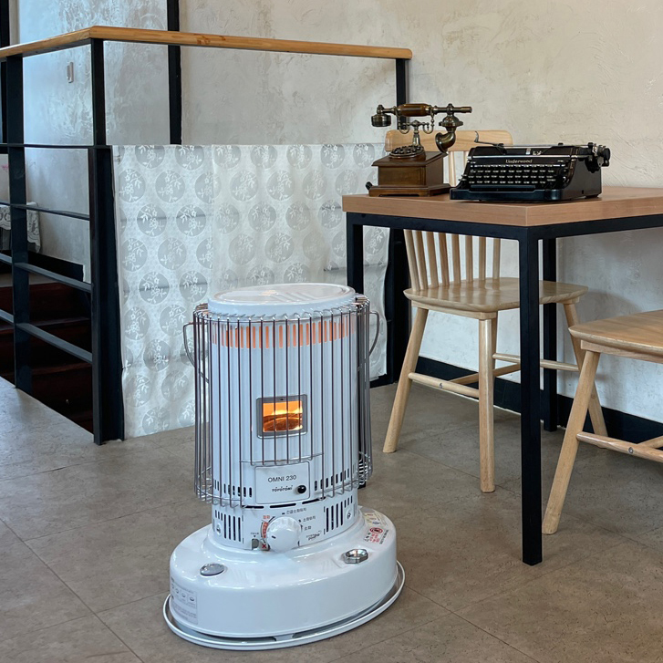 토요토미 심지식 난로 옴니 230 상부망 가방 풀 세트 화이트