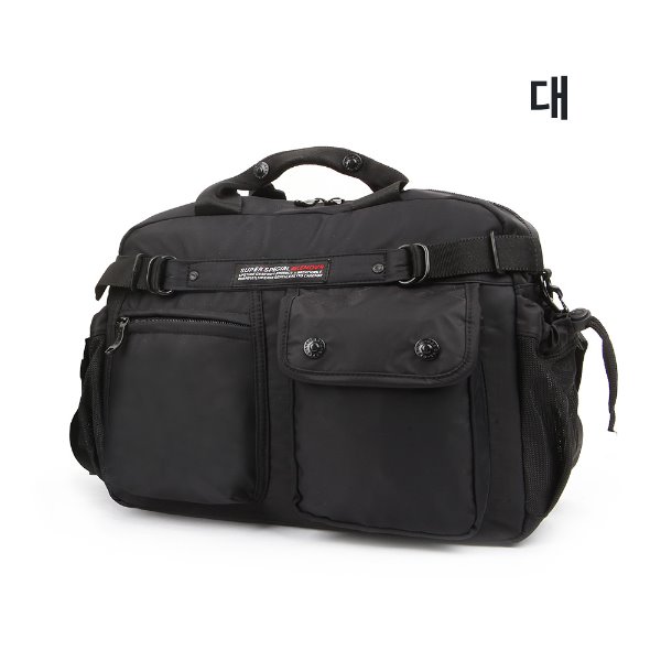 남자 캐주얼 크로스백 대학생 직장인 남성 출퇴근 아이패드 태블릿 튼튼한 천 가방(대) - 상세 이미지 2