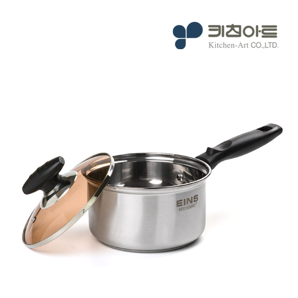 키친아트 인덕션 라면냄비 아인스 스텐 편수냄비 - 상품 이미지