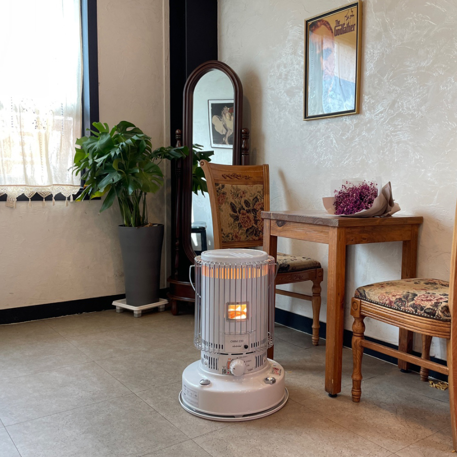 토요토미 심지식 난로 옴니 230 상부망 가방 풀 세트 화이트