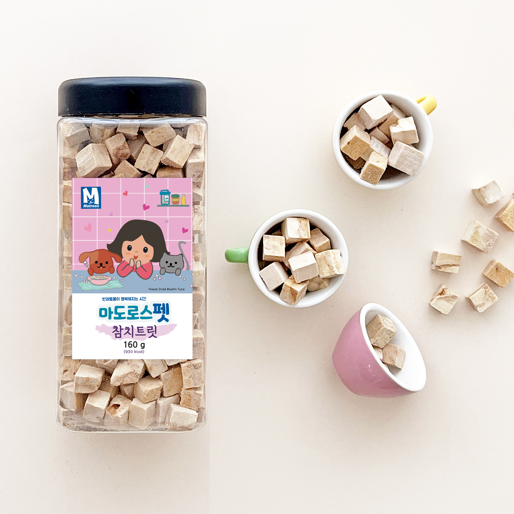 마도로스펫 참치트릿 160g(대용량) 동결건조간식 트릿 - 상세 이미지 2