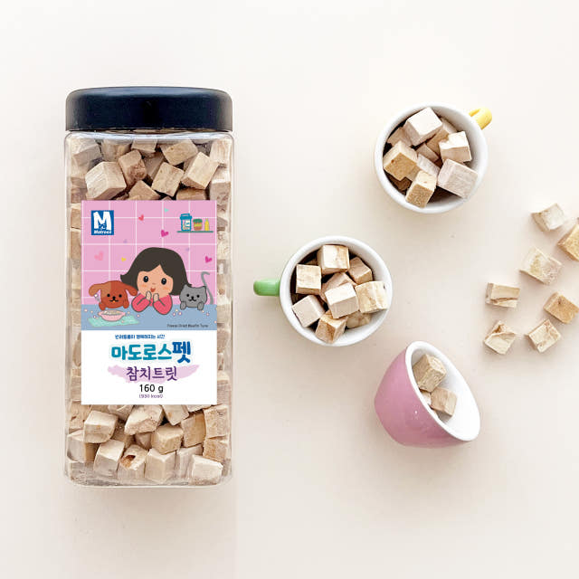마도로스펫 참치트릿 160g(대용량) 동결건조간식 트릿