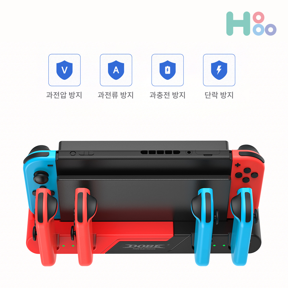 닌텐도 스위치 OLED 조이콘 충전기 독연결 거치대6P - 상세 이미지 3