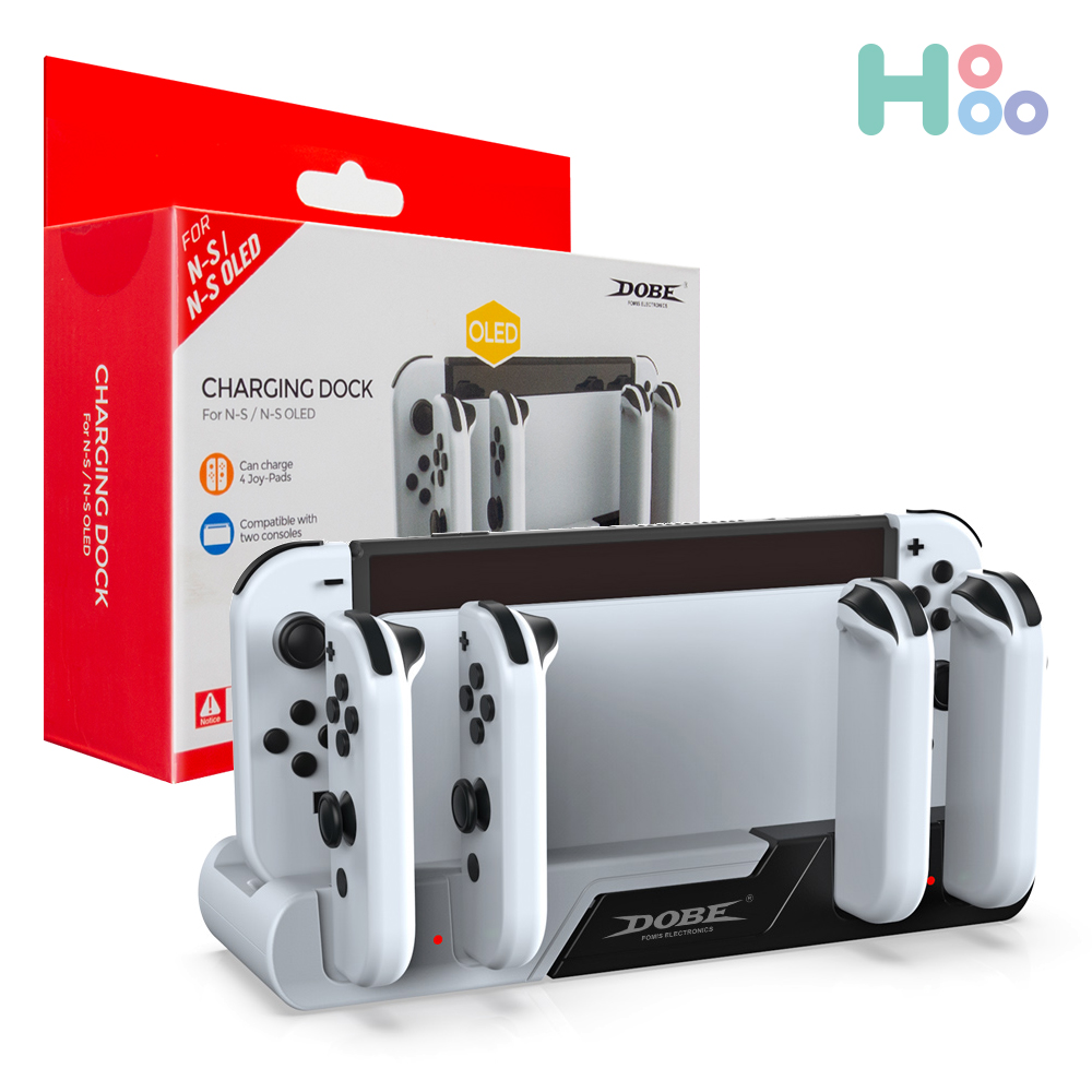 닌텐도스위치 OLED겸용 충전독 연결형 조이콘충전기 거치대6P