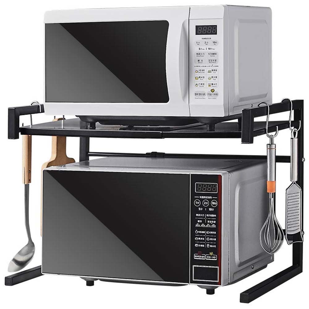 2단 전자렌지 다이 에어프라이어 전자레인지 선반 밥통 수납장 렌지대