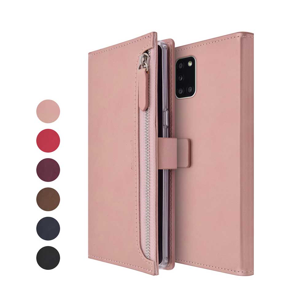 갤럭시 A31 지갑형 다이어리 휴대폰 케이스 레드 - 상세 이미지 5