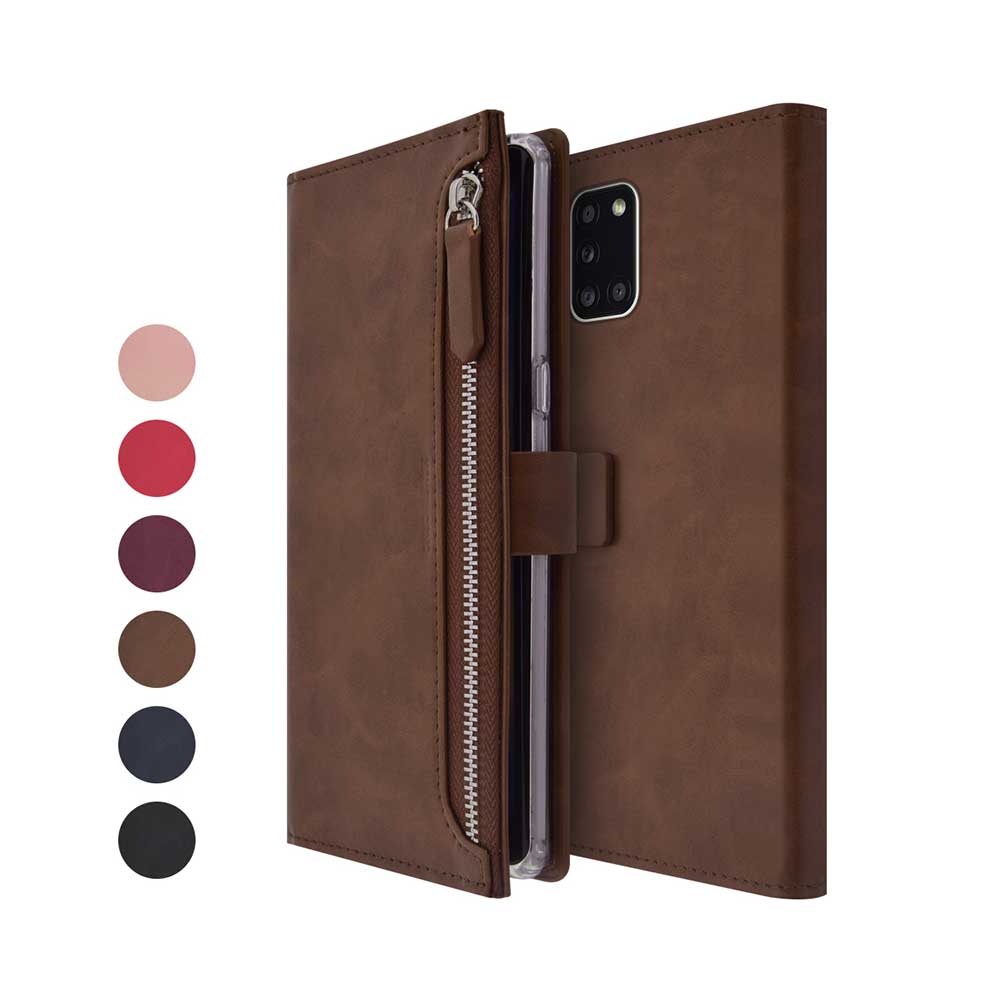 갤럭시 A31 지갑형 다이어리 휴대폰 케이스 레드 - 상세 이미지 2