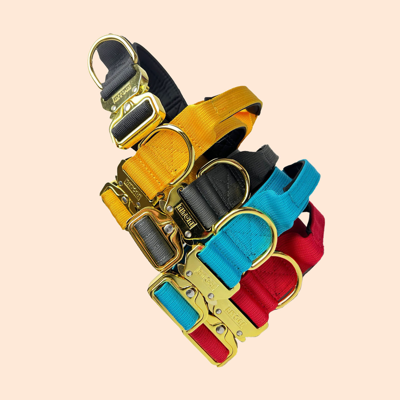 리또리 중형견 대형견 목줄 3.8cm 각인목줄 - 상세 이미지 3