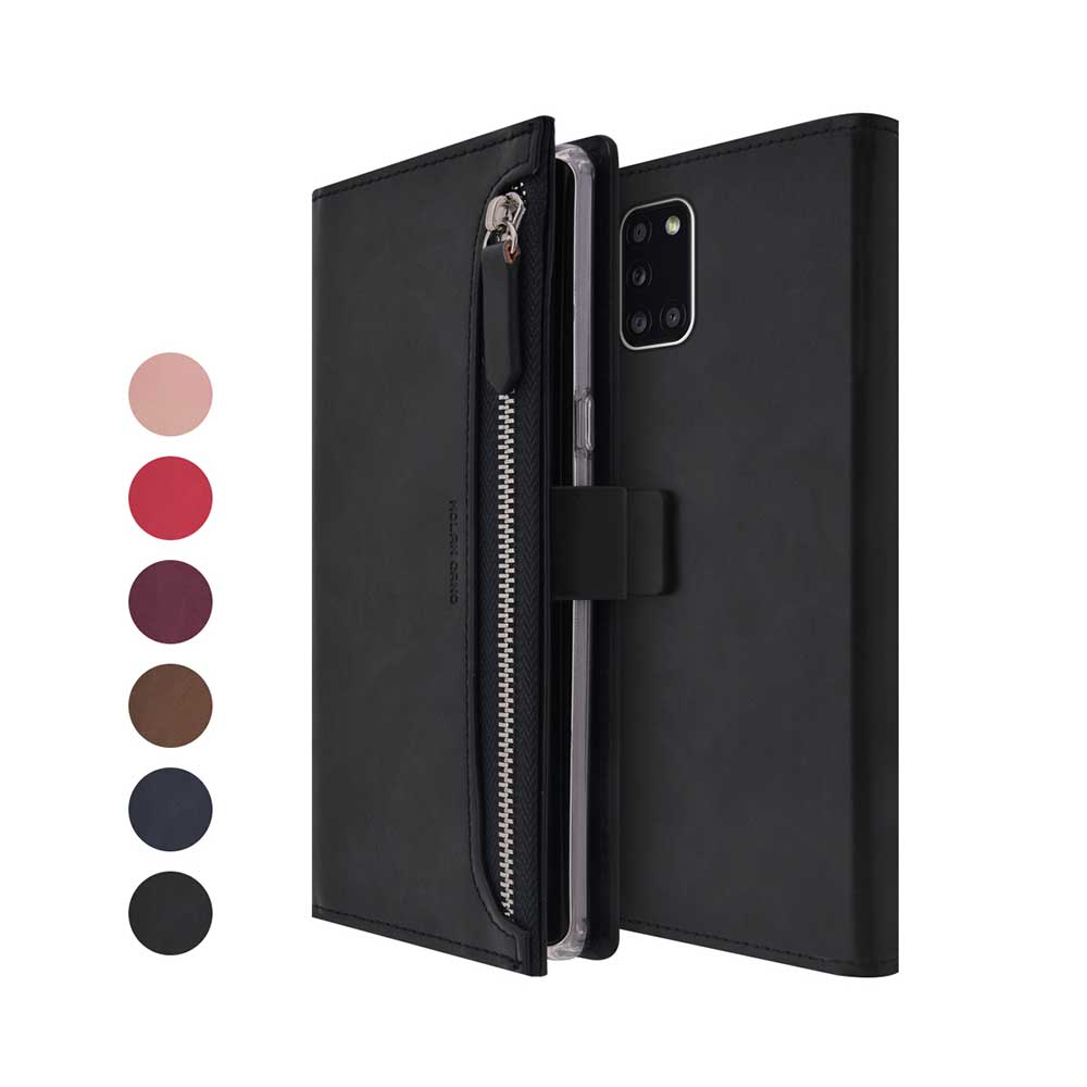 갤럭시 A31 지갑형 다이어리 휴대폰 케이스 레드 - 상세 이미지 3