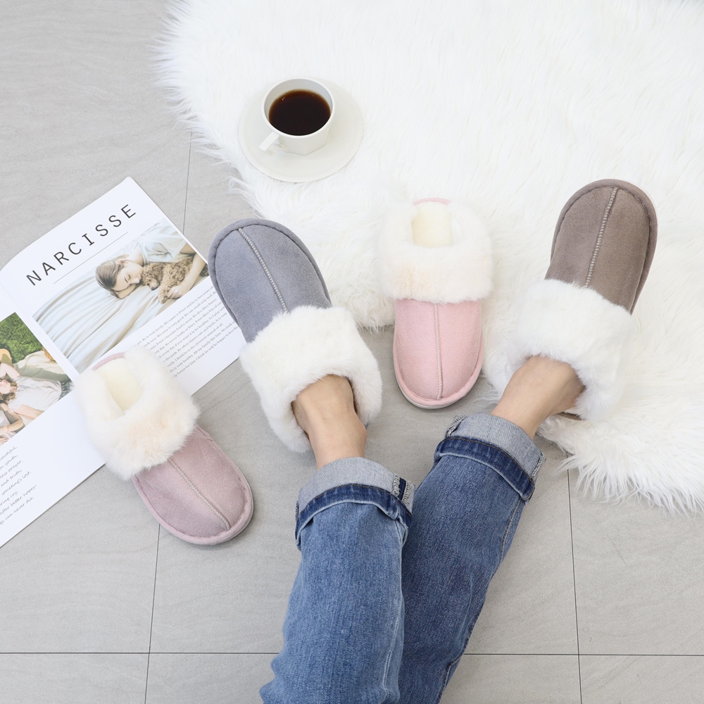 노리스 털 실내화 겨울 사무실 거실 슬리퍼 거실화