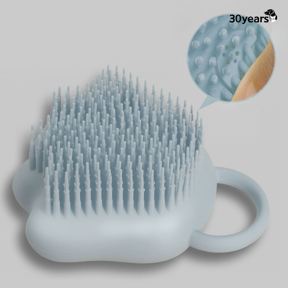 강아지 고양이 목욕솔 샤워브러쉬 샴푸브러쉬 실리콘빗 소프트형