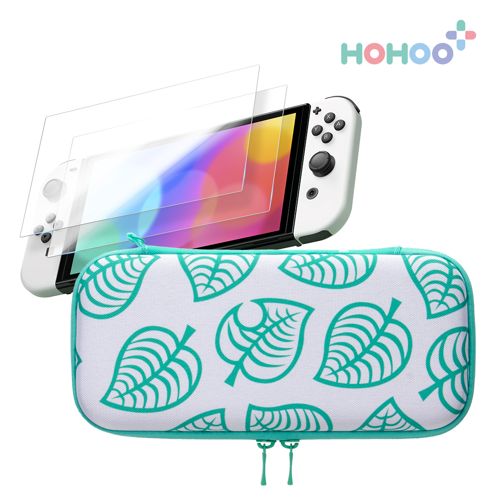 닌텐도 스위치OLED 파우치 필름 가방 케이스 동숲에디션 - 상세 이미지 2