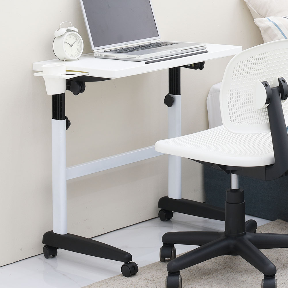 링고 이동식 사이드테이블 보조책상 바퀴 베드 쇼파 침대 높이