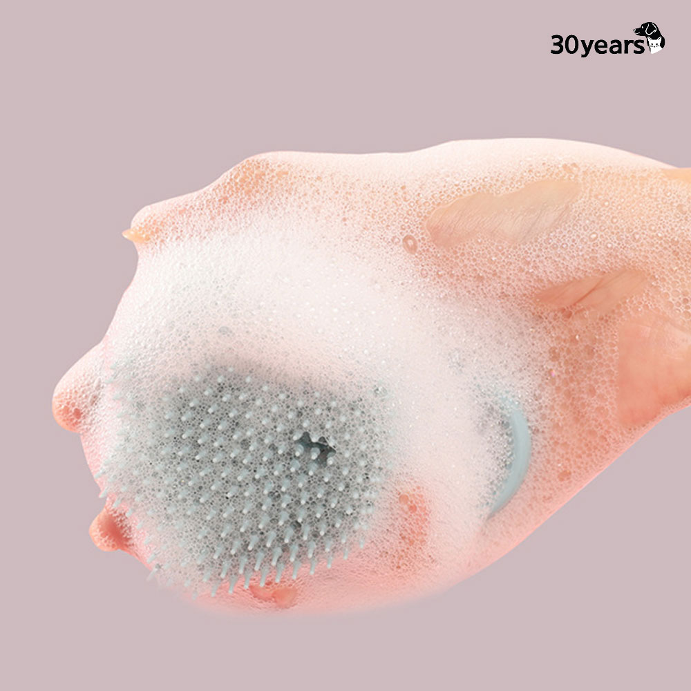 강아지 고양이 목욕솔 샤워브러쉬 샴푸브러쉬 실리콘빗 소프트형