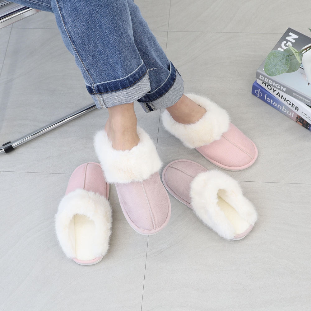 노리스 털 실내화 겨울 사무실 거실 슬리퍼 거실화