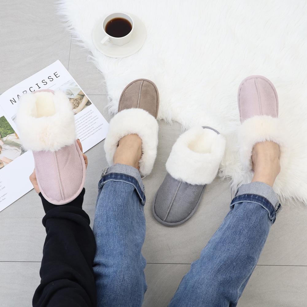 노리스 털 실내화 겨울 사무실 거실 슬리퍼 거실화