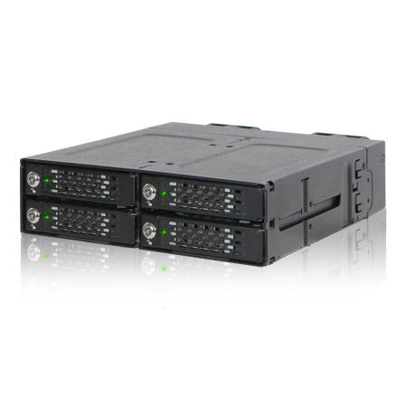 ICY DOCK MB720MK-B V3 4베이 M.2 NVMe PCIe 4.0 트라이 모드 호환 하드랙