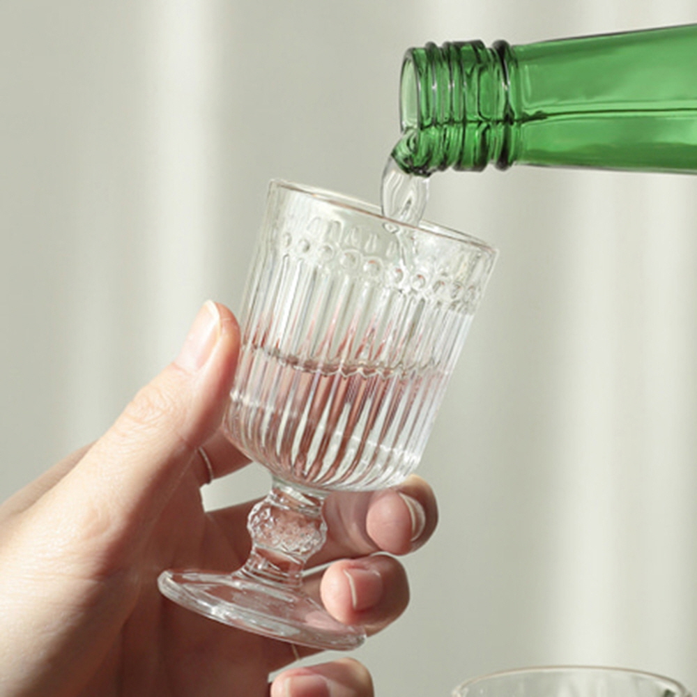 우아한 미니 고블렛 소주잔 도쿠리 사케 청주 고량주 쏘맥잔 커플 감성 인생술잔 세트 3종 - 상품 이미지