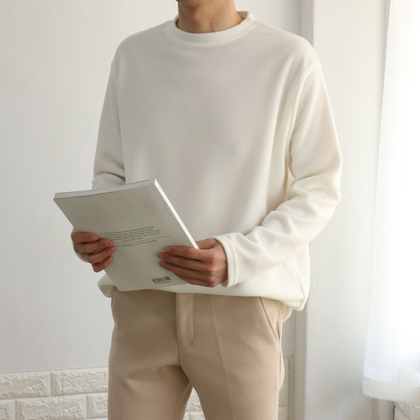 포근한 후리스 기모 긴팔티