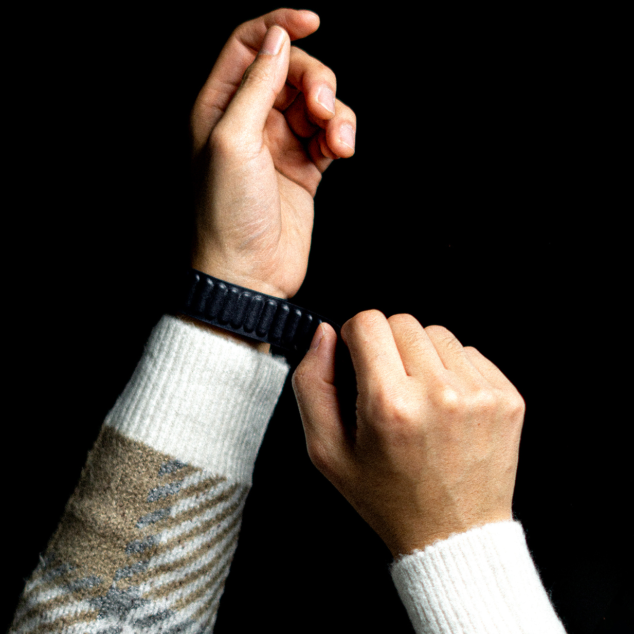 웨어플래닛 애플워치 가죽 레더 링크 루프 밴드 스트랩 시계 줄 10 울트라 호환 - 상세 이미지 5