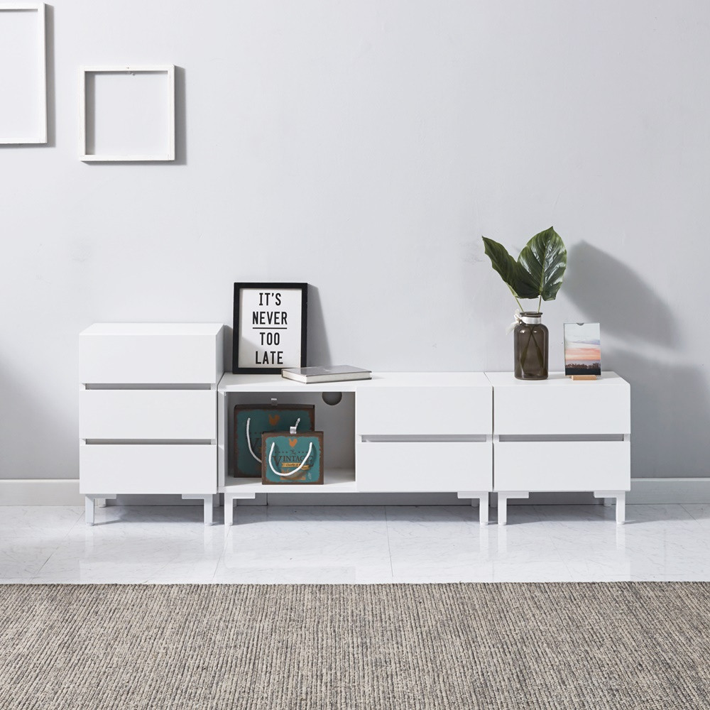 포머 낮은 안방 미니티비다이 tv다이서랍장 폭좁은 티비 거실장