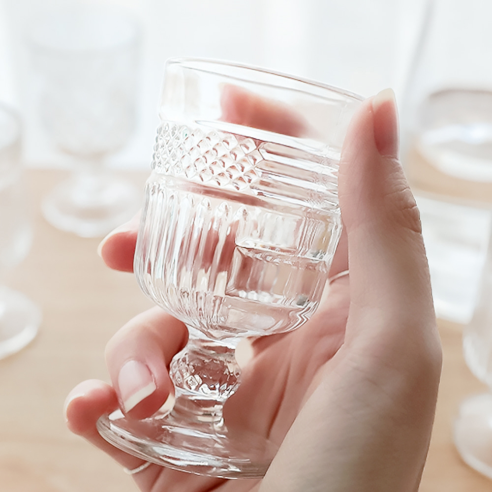 우아한 미니 고블렛 소주잔 도쿠리 사케 청주 고량주 쏘맥잔 커플 감성 인생술잔 세트 3종 이미지 7