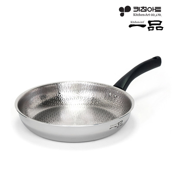 키친아트 통5중 스텐 후라이팬 인덕션겸용 - 상세 이미지 3