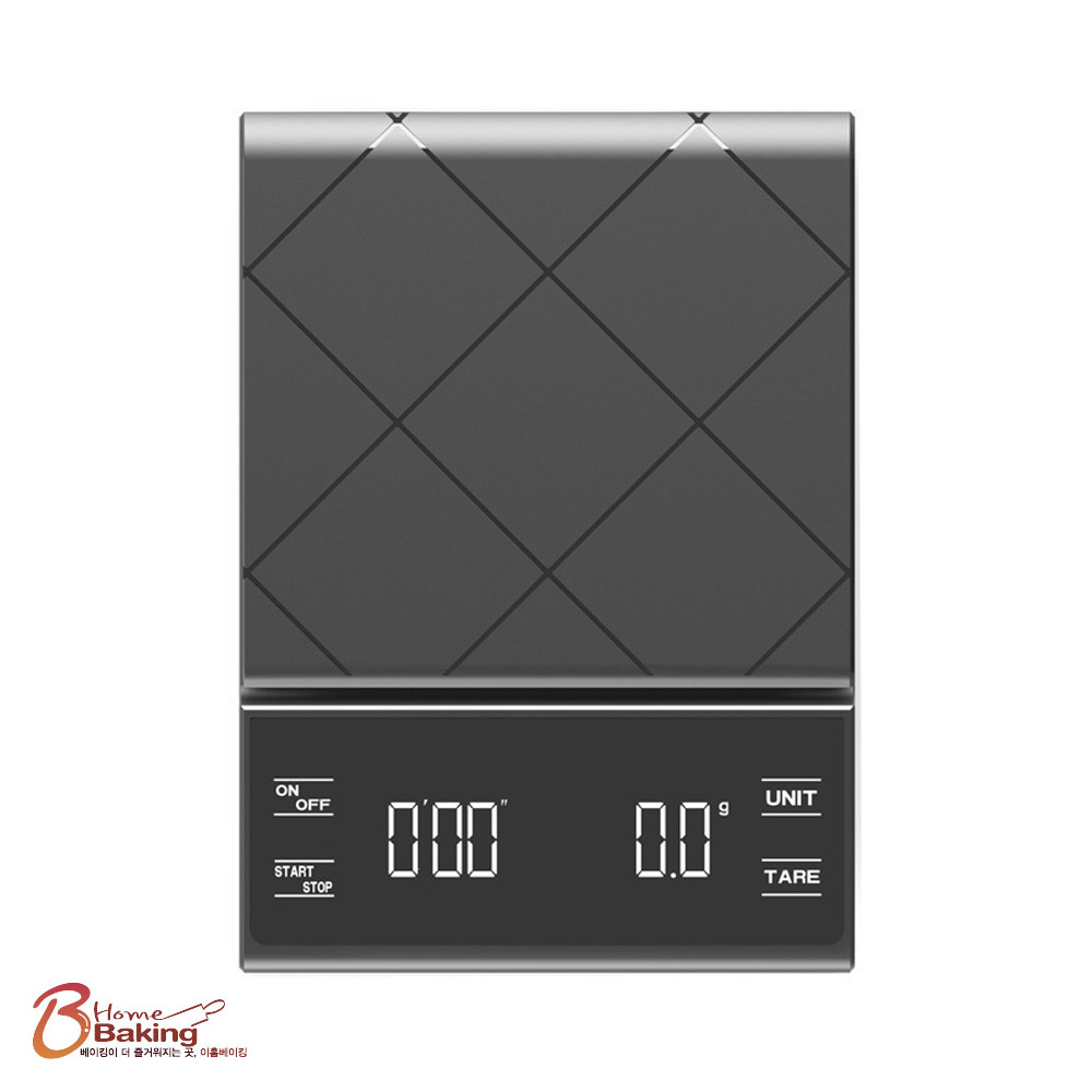 커피전자저울 충전식 3K 카페용품 미니 베이킹 요리저울 주방용 3kg 0.3g 디지털 - 메인 이미지