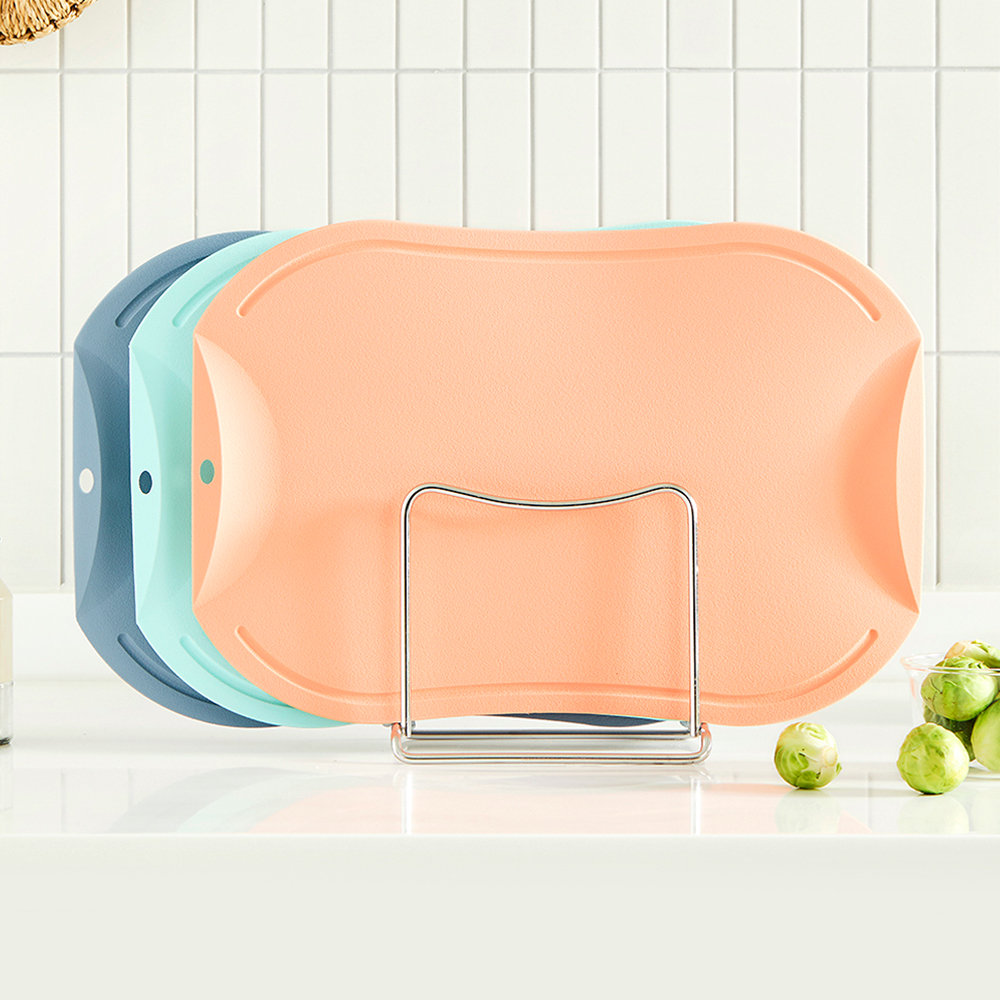 도블레 프리미어 칼집 안나는 항균도마(중) 3종 세트+스텐도마거치대