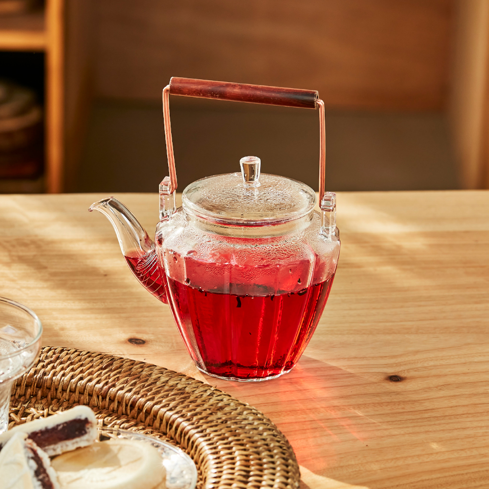 차주전자 티팟 티메이커 내열유리 차포트 슬림다이아 차그루