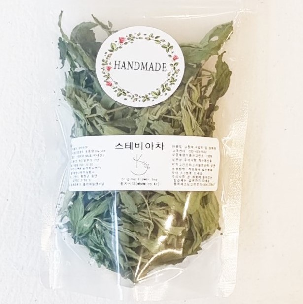 꽃차시대 스테비아 잎차 허브티 10g 팩포장