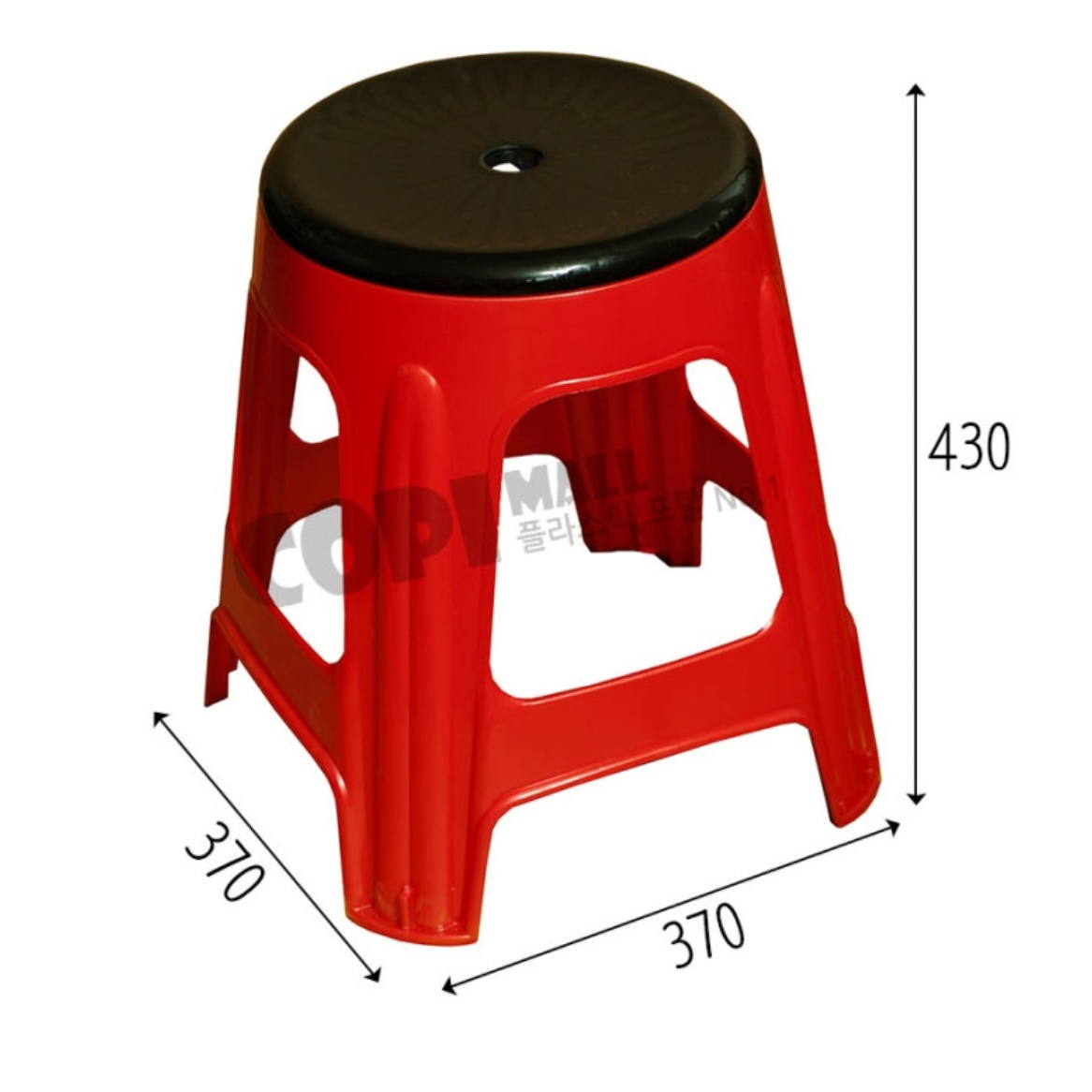 야외용 플라스틱사각의자 행사용의자 포장마차 정원용의자