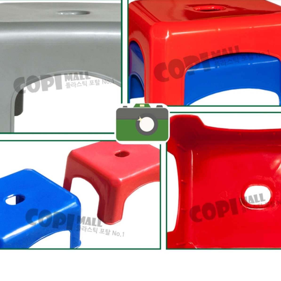 야외용 플라스틱사각의자 행사용의자 포장마차 정원용의자