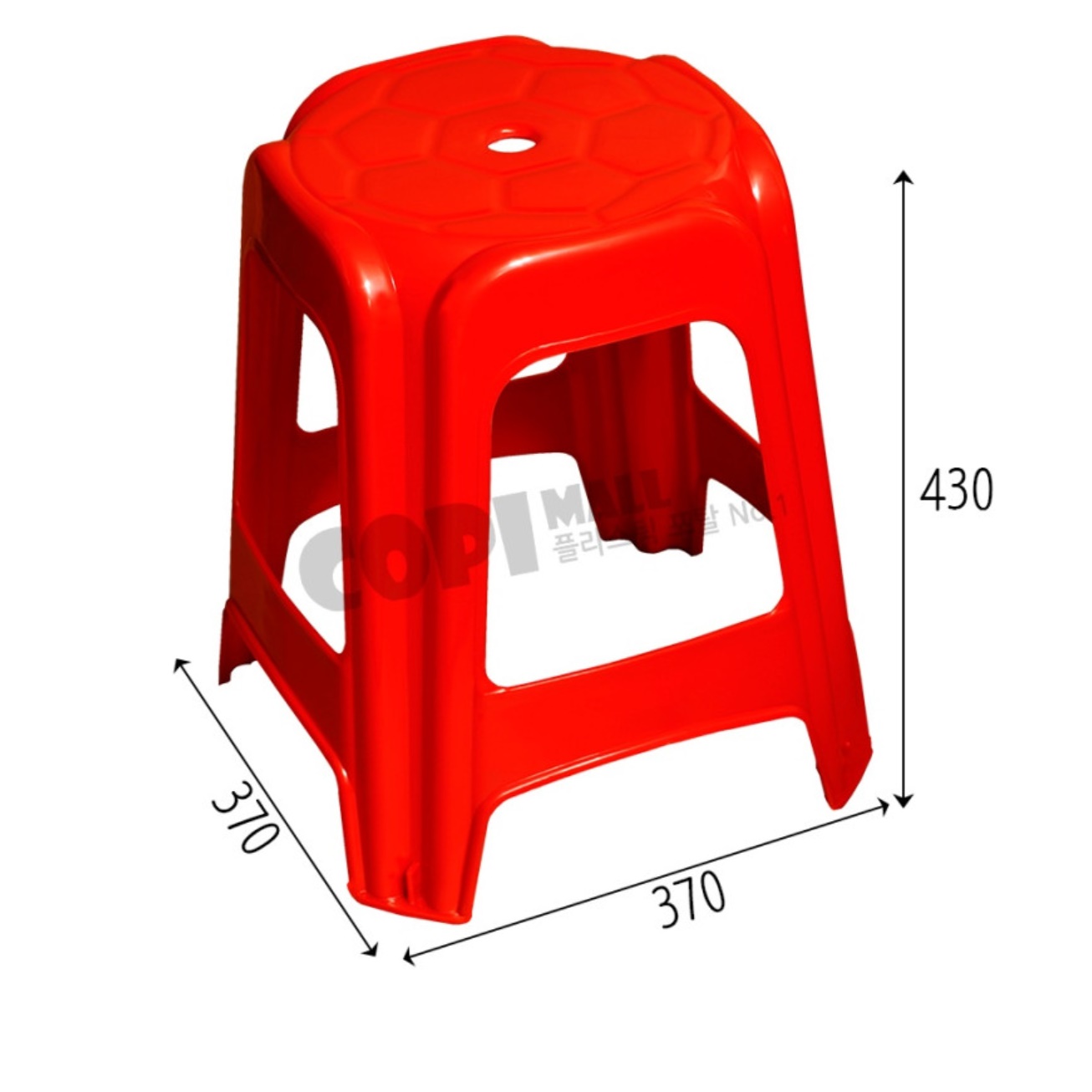 야외용 플라스틱사각의자 행사용의자 포장마차 정원용의자