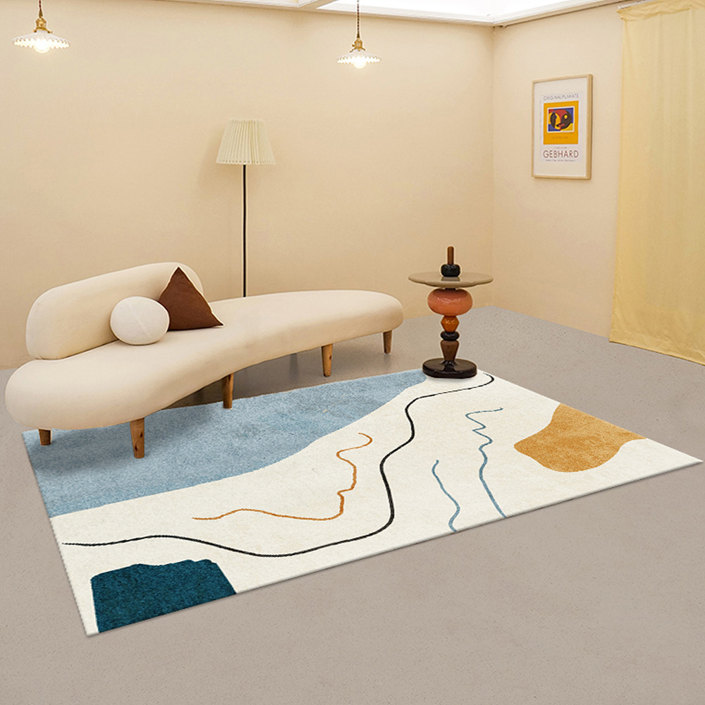 아이방 단모 러그 바닥 엔틱 디자인 매트 사계절 감성 카페트