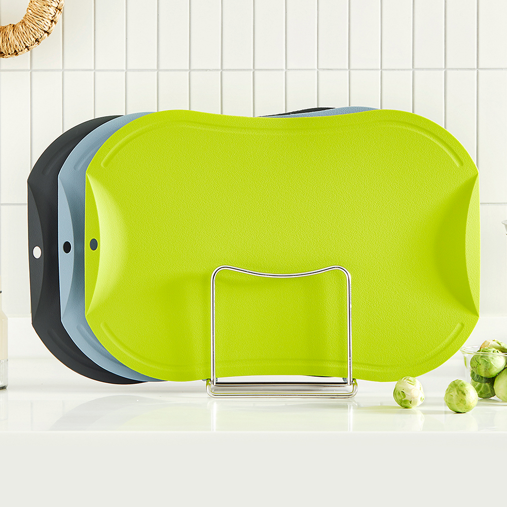 도블레 프리미어 칼집 안나는 대형도마(대) 3종 세트+스텐도마거치대