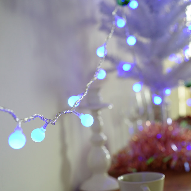 LED 앵두전구 블루색 알전구 파티조명 트리 캠핑전구 이미지 6