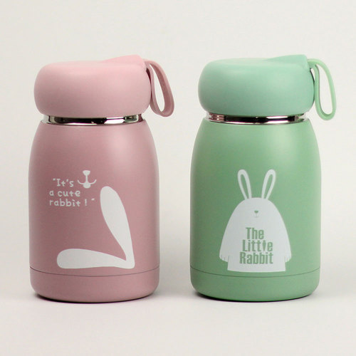 보온보냉 손잡이 캐릭터 텀블러 320ml 스텐 미니 어린이 보온병 보냉병 - 상품 이미지
